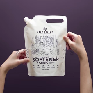 [แพคคู่] SOGANICS Laundry Liquid & Fabric Softener น้ำยาซักผ้า & น้ำยาปรับผ้านุ่ม Refill (1.5L x2)
