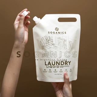 [แพคคู่] SOGANICS Laundry Liquid & Fabric Softener น้ำยาซักผ้า & น้ำยาปรับผ้านุ่ม Refill (1.5L x2)