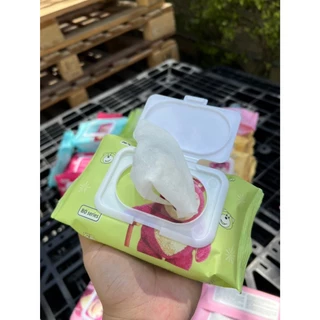 ทิชชูเปียก 10 ห่อ แถมฟรี! กล่องอเนกประสงค์ลายน้องเป็ด ยกกล่องได้ถึง10ห่อ สุดคุ้ม