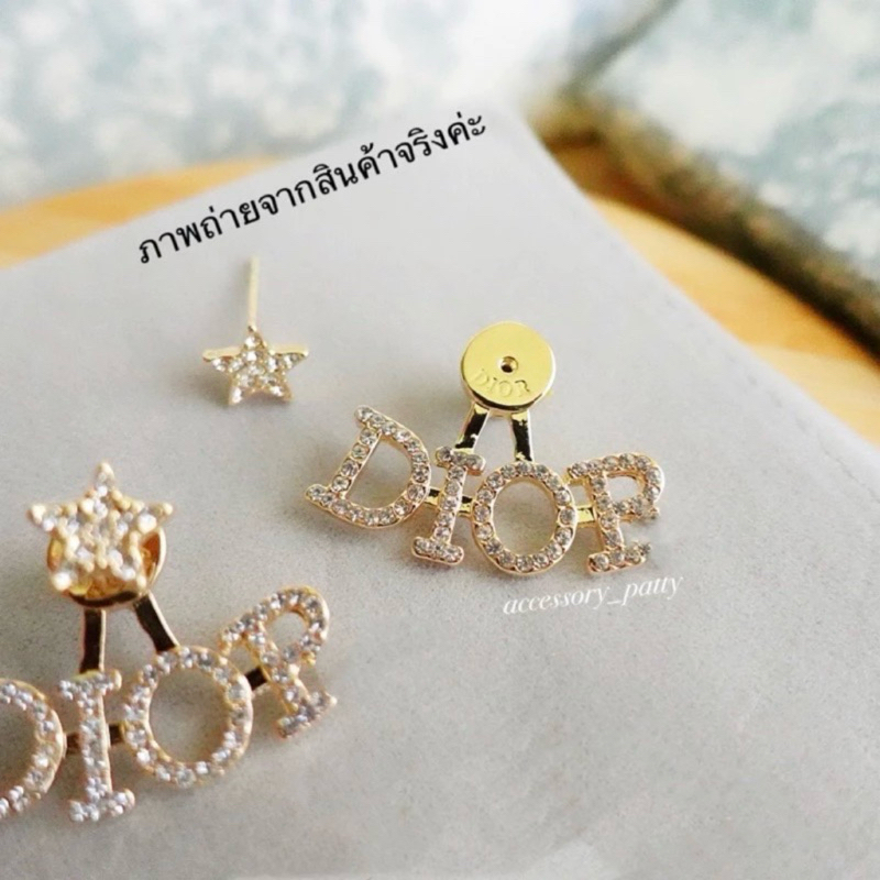✨ต่างหูเพชรก้านเงิน รุ่นTop-07 งานใส่แยกชิ้นได้ค่ะ งานสวยเป๊ะจุดค่ะ✨ ราคา ถูกที่สุด ดีลบีเคเค แกลเลอรีภาพที่ 5