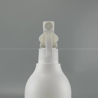ขวดฟ๊อกกี้ 500 ml. คอ28 สีขาว/ดำ (PE ทรงกลม)