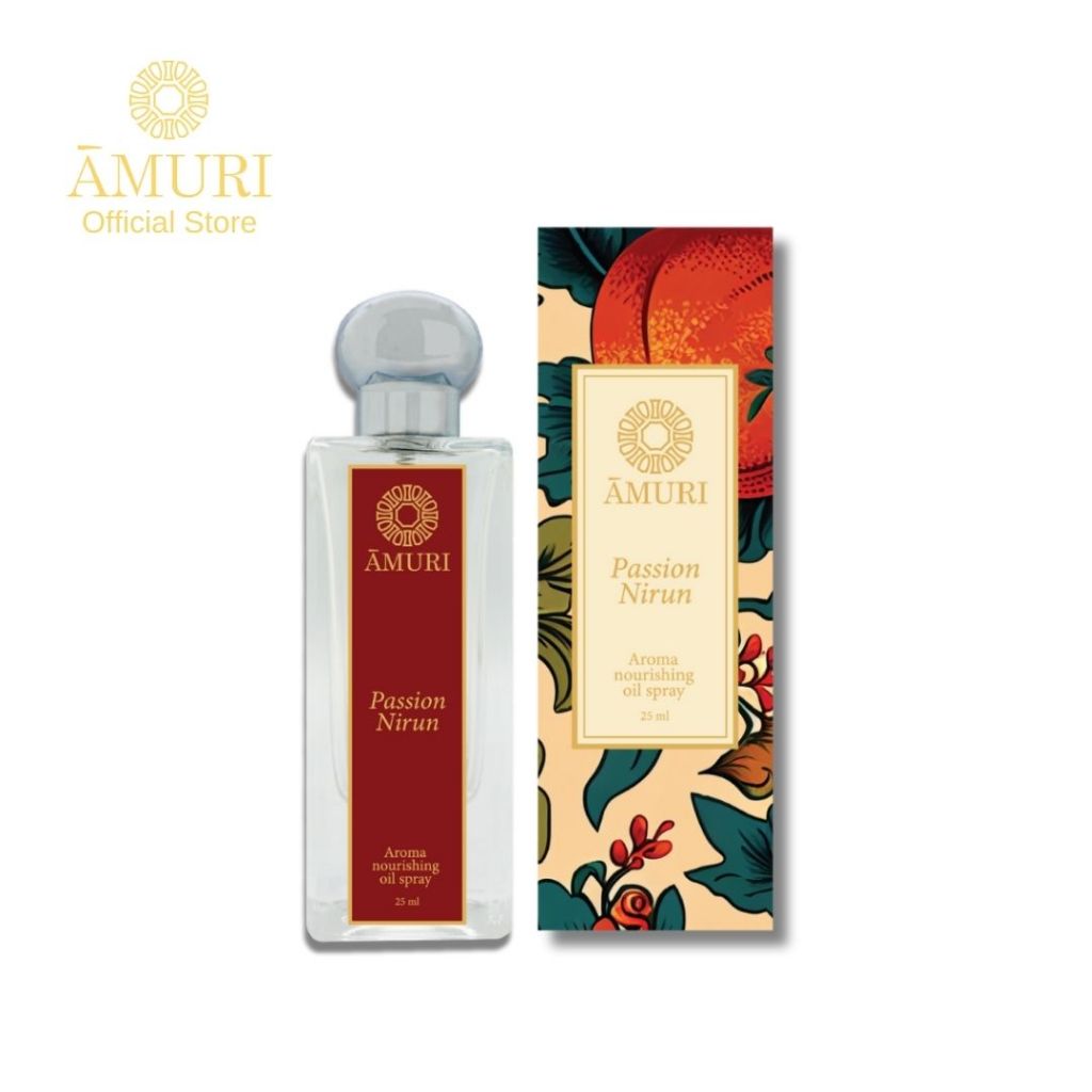 AMURI Passion Nirun 30ml | สเปรย์น้ำมันหอมระเหย คลายปวด เติมพลัง สดชื่น บรรเทาไมเกรน 🍋🌿