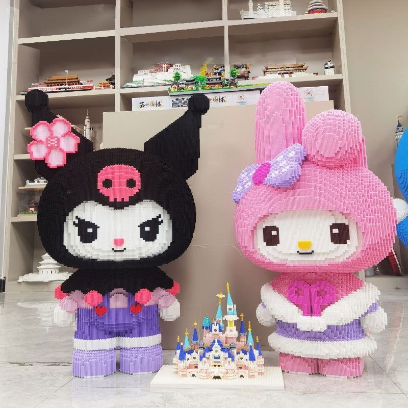 อิฐของเล่น บล็อกตัวต่อ 3Dหมีรุนแรง 55CM เลโก้ 10000 ชิ้น บล็อกอาคาร หมีของเหลว ตกแต่งบ้าน บล็อกตัวต่อเลโก้ โมดูลอาคาร
