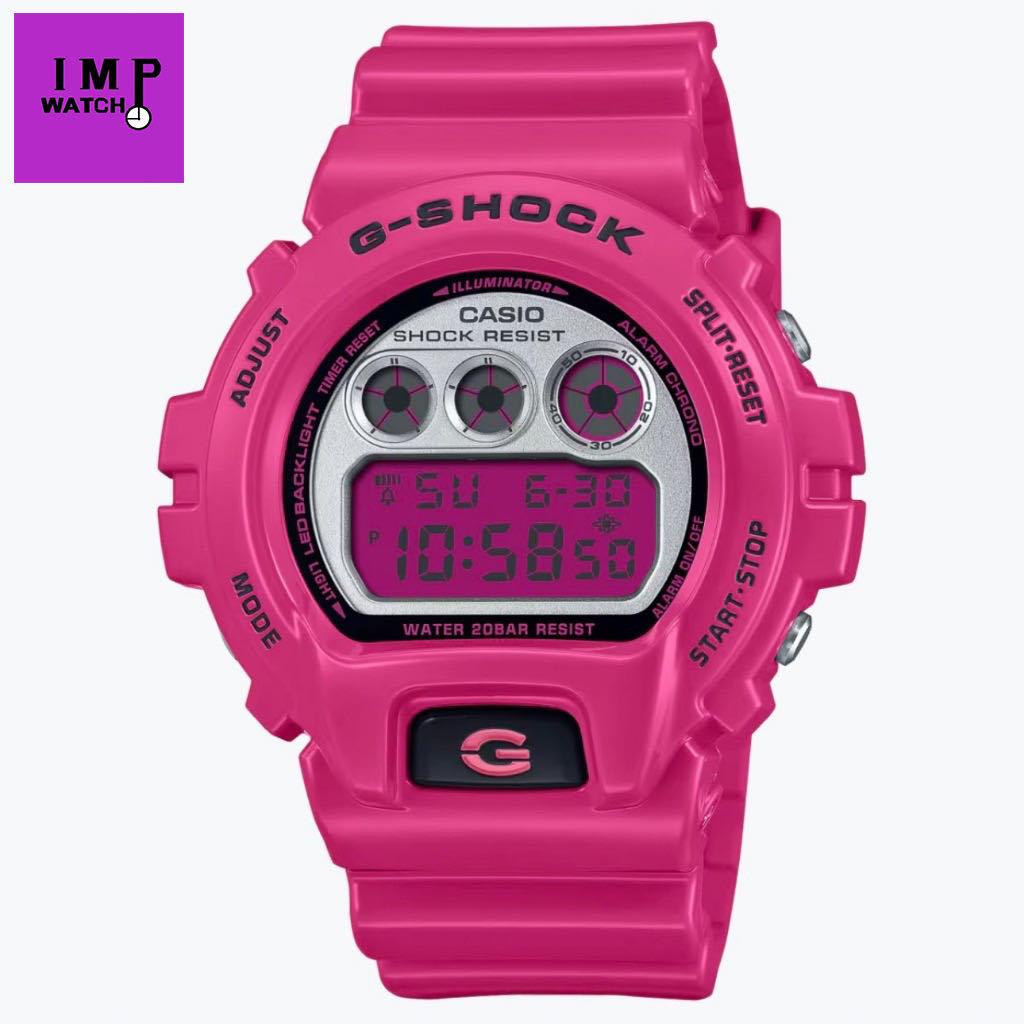 นาฬิกาผู้ชาย G-Shock รุ่น DW-6900RCS-4DR ชมพูเงา ของแท้ประกันCmg 1 ปีใหม่ล่าสุด