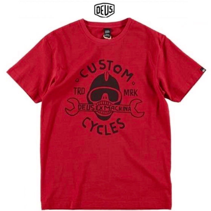 เสื้อยืด  DEUS แท้💯% ♦️ รุ่น MOUTHFUL TEE  (DU038）