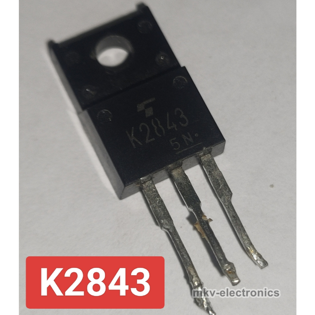 K2843 , 2SK2843 MOSFET N-CHANNEL 10A 600V  สินค้ามือสอง (รหัสสินค้า M03440)