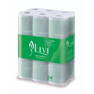 LIVI กระดาษชำระม้วนเล็ก ทิชชู่ กระดาษทิชชู่ Tissue Paper (Virgin)