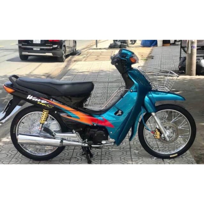 615.ตะกร้า KFL Wave 100, 110 ตะกร้าเกรด A อย่างหนา ตะกร้าหน้า Wave 100, Wave 110, รุ่นเก่า / เวฟ 100 เวฟ 110 รูบน 1 รู - รูปที่ 5