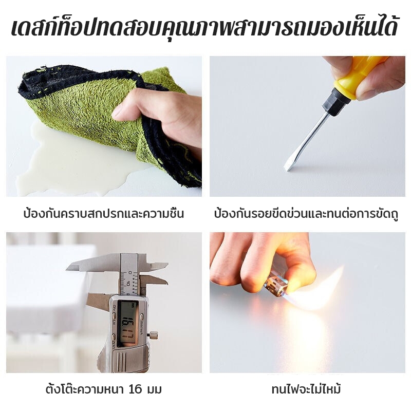 ORANGE โต๊ะพับ ใช้ในบ้าน โต๊ะคอม มินิมอล พับเก็บได้ โครงเหล็ก โต๊ะทำงาน ขาเหล็ก - รูปที่ 3