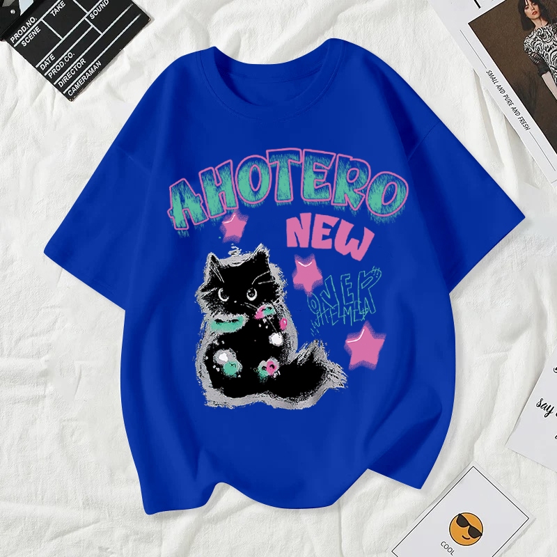 Cosco เสื้อยืดผู้หญิงสาวลายการ์ตูนน่ารักโอเวอร์ไซส์ A162 – โปรปัง