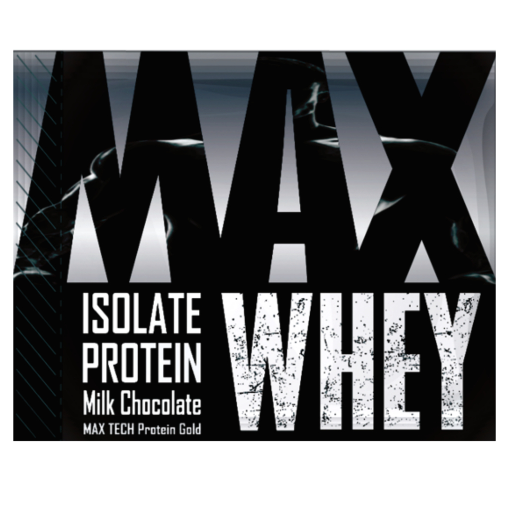 แบบ พกพา สะดวก พกพาง่าย MaxTech Protein Isolate เวย์โปรตีน ไอโซเลท ลดไขมัน เพิ่มกล้ามเนื้อ