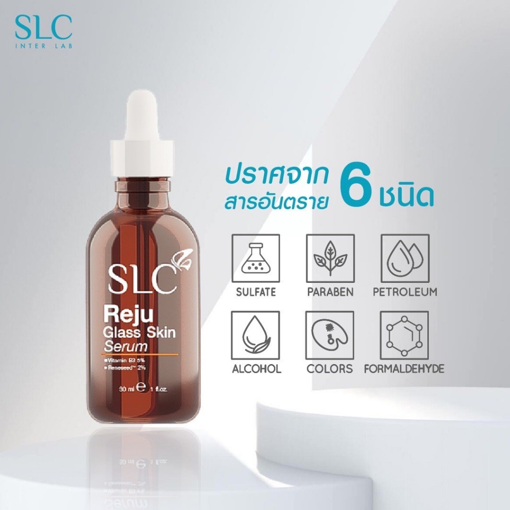 SLC Reju Glass Skin Serum เซรั่มบำรุงผิวหน้าจากคลีนิก SLC ที่ตอบโจทย์ทุกปัญหาผิวทำให้ผิวกลับมาดูดีใส