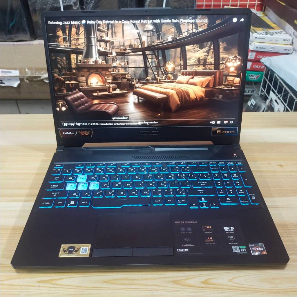 ASUS TUF GAMING A15 FA506ICB-HN103W สภาพเครื่อง 99% ประกันศูนย์ 05/04/2025