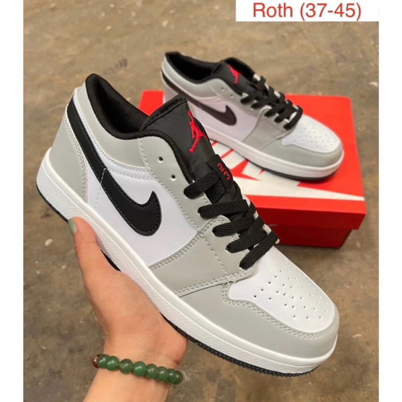 💥รองเท้าจอร์แดน💯รองเท้าjodan 1 low ✔️ รับประกันสินค้าตรงปก 100% รองเท้าผ้าใบผู้หญิงผู้ชาย
