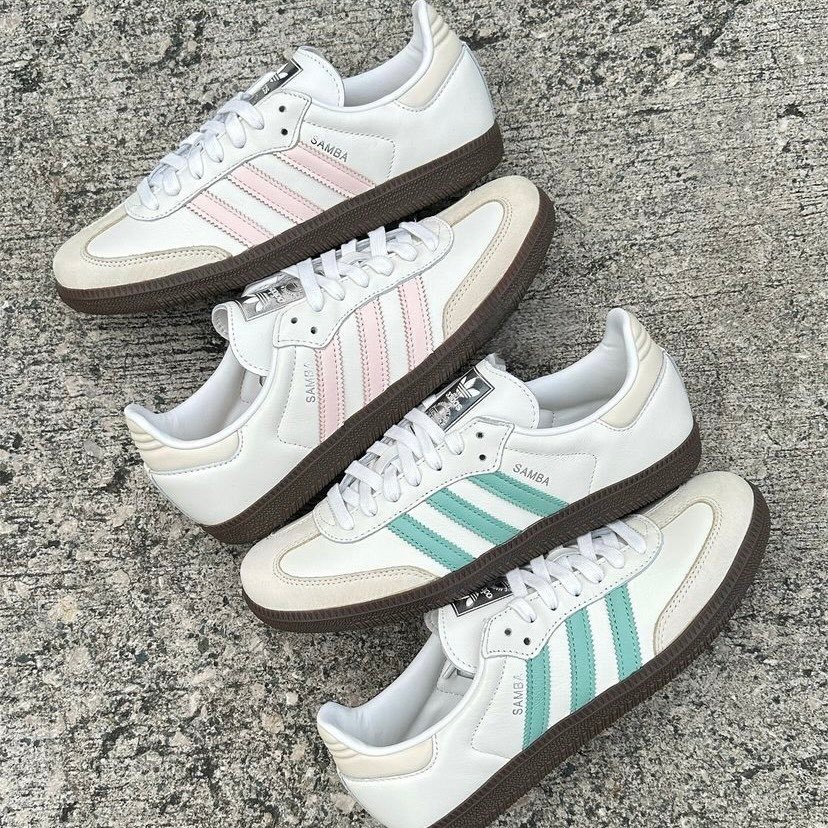 (พร้อมส่ง) Adidas Samba OG "Wonder Quartz/Hazy Green" W (แท้100%)