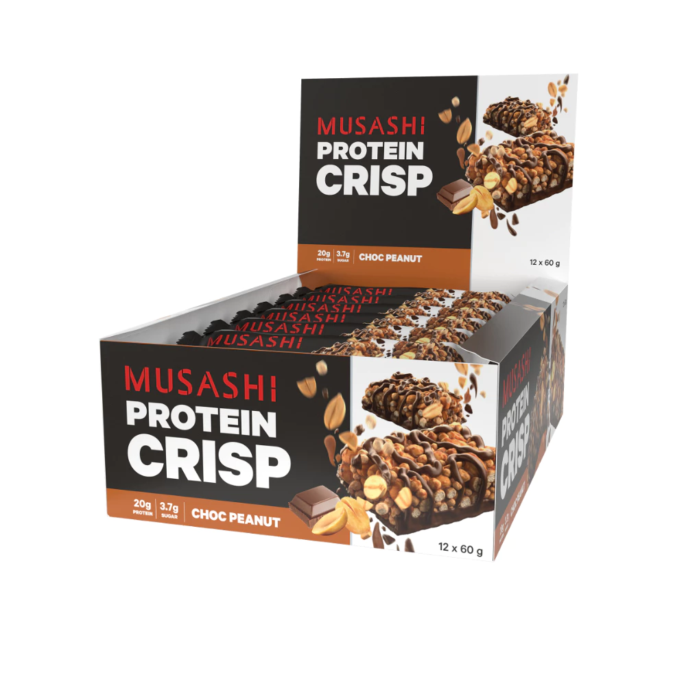 New ! Musashi Protein Crisp โปรตีนแท่งกรุบกรอบ โปรตีน 20 กรัม