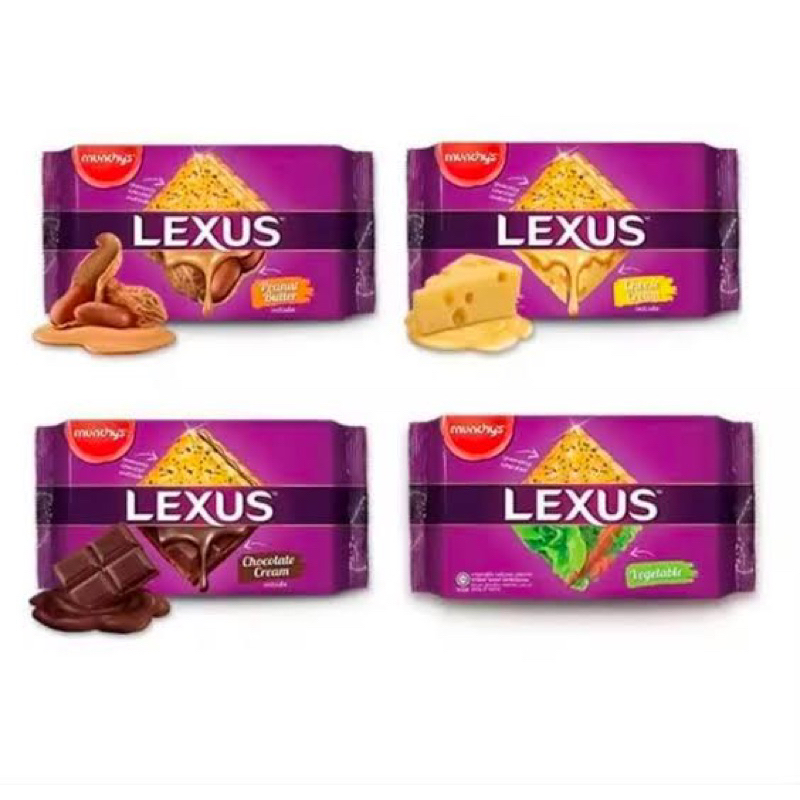 F/W Lexus biscuits peanut butter/ cheese เล็กซัส บิสกิตไส้เนยถั่ว /ชีส 190กรัม