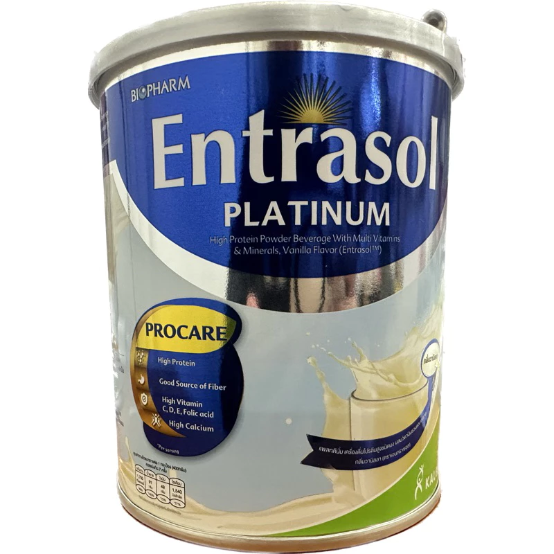 ENTRASOL PLATINUM กลิ่นวานิลลา 400g เครื่องดื่มโปรตีนสูง - รูปที่ 1