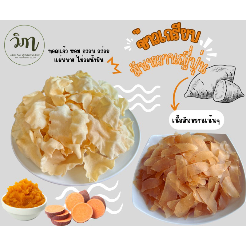 ข้าวเกรียบมันหวานญี่ปุ่น แผ่นดิบ 1 กิโลกรัม