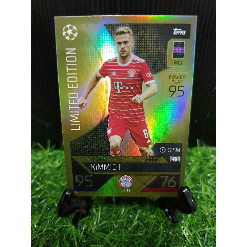 Topps Match Attax 2022/23 Joshua Kimmich Bayern Munich Limited Edition Card LE12
