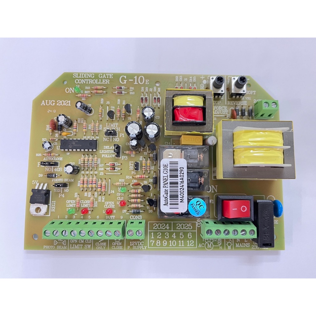 แผงวงจร รุ่น G10 เหมาะสำหรับมอเตอร์ประตูรีโมท มอเตอร์ประตูบานเลื่อน
