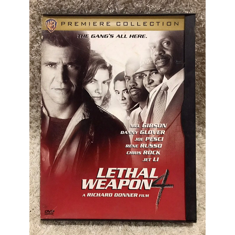 DVD Movie Lethal Weapon4 (DVD Import)(1998). (Language English)(Sub Thai/English). (Action). ดีวีดีห