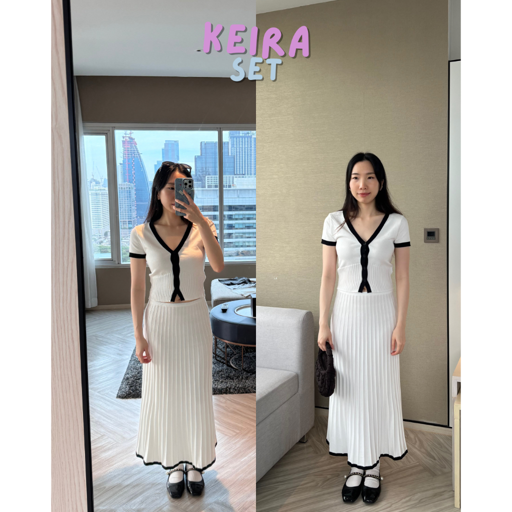 UIUI | KEIRA SET เซต เสื้อ และ กระโปรง