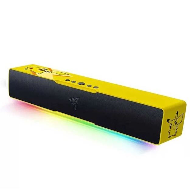 Razer Newๆๆ PIKACHU EDITION SOUNDBAR Leviathan V2 X PKM Speakers Bluetooth5.0 Model : AI-LEVIATHAN-V