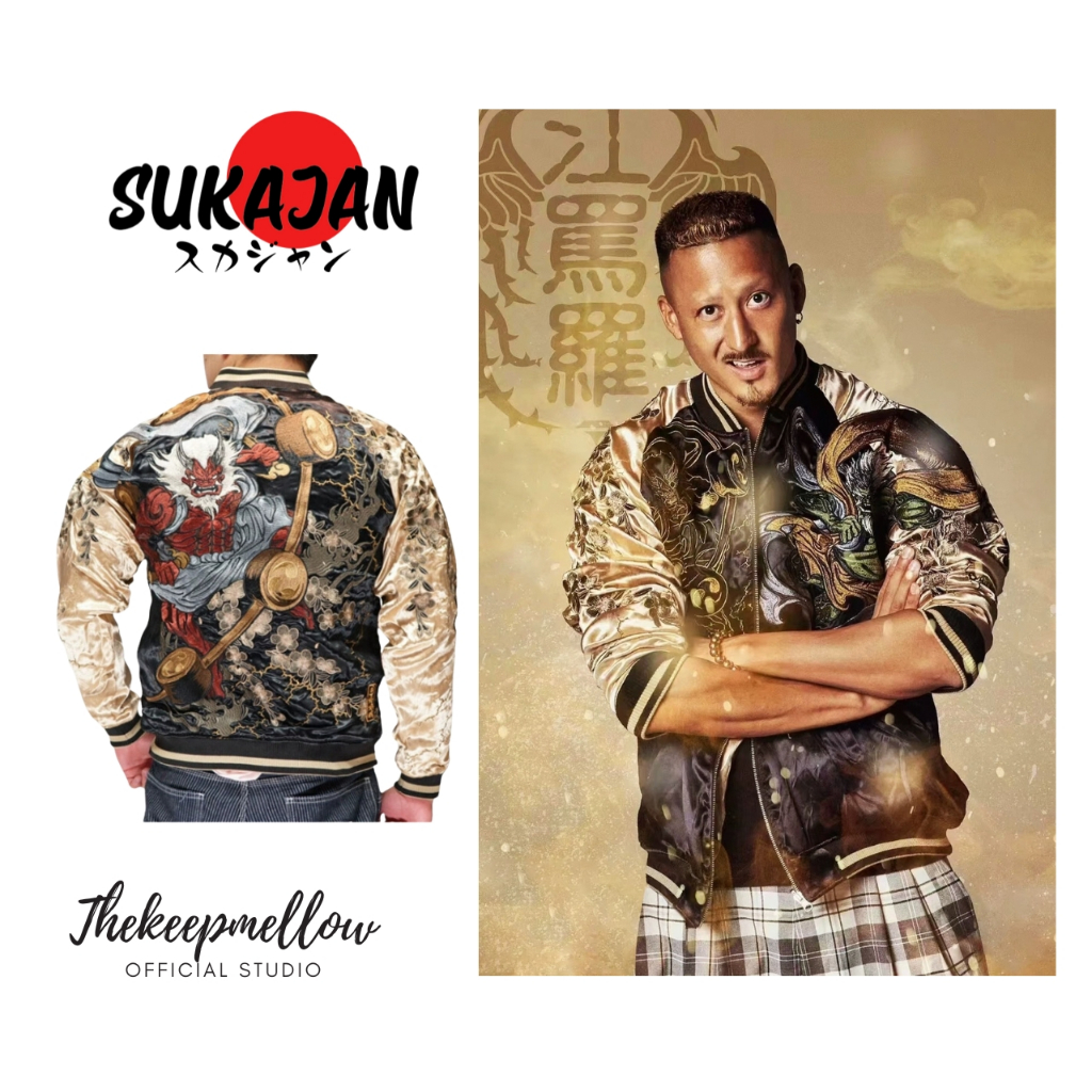 🔥เสื้อเเจ็คเก็ต Sukajan Red Devill  สินค้าคุณภาพพรีเมี่ยม นำเข้า by KeepMellow.Shop🔥