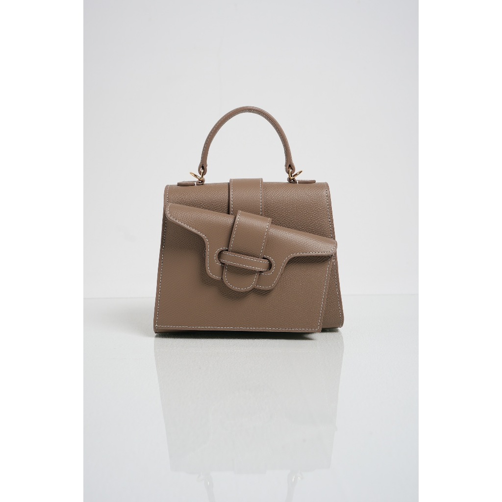 XOTIQUE Ellen 20/23 Taupe Leather Bag