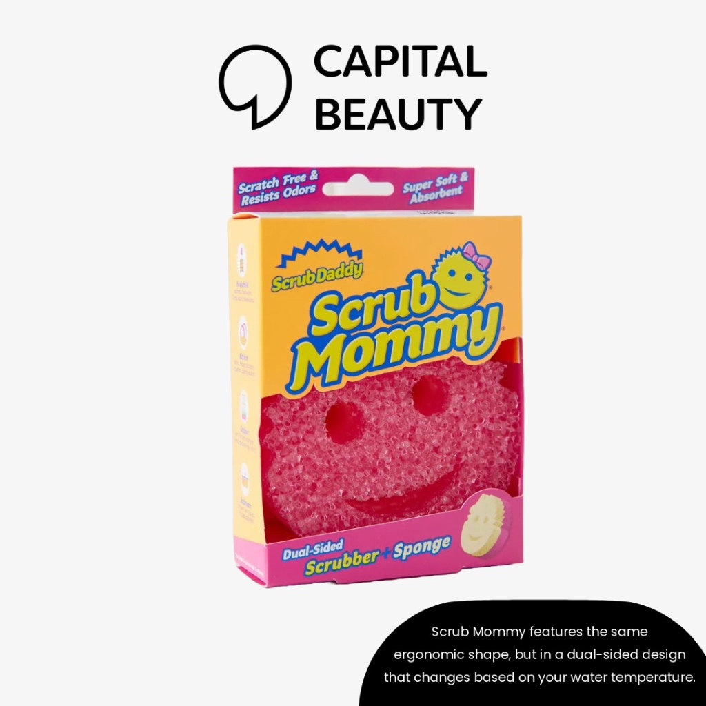 Scrub Mommy Dual-Sided Sponge ฟองน้ำทำความสะอาด