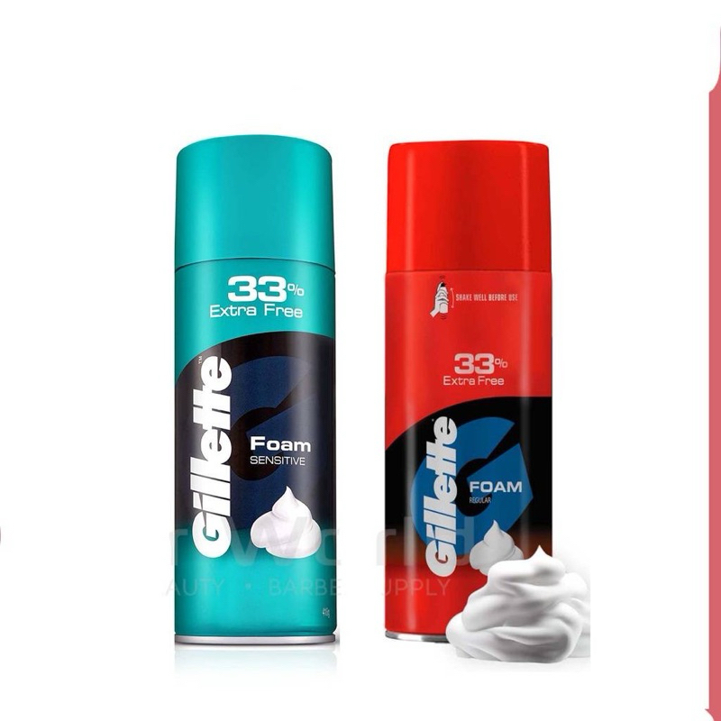 โฟมโกนหนวด ยิลเลตต์( Gillette Foam) ขนาด 418 กรัม