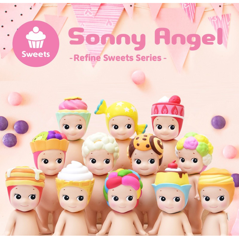 แท้/พร้อมส่ง กล่องสุ่ม/เลือกตัว Sonny Angel Hippers / ตัวยืน Animal Fruit Vegetable Sweets Flower Birthday bear