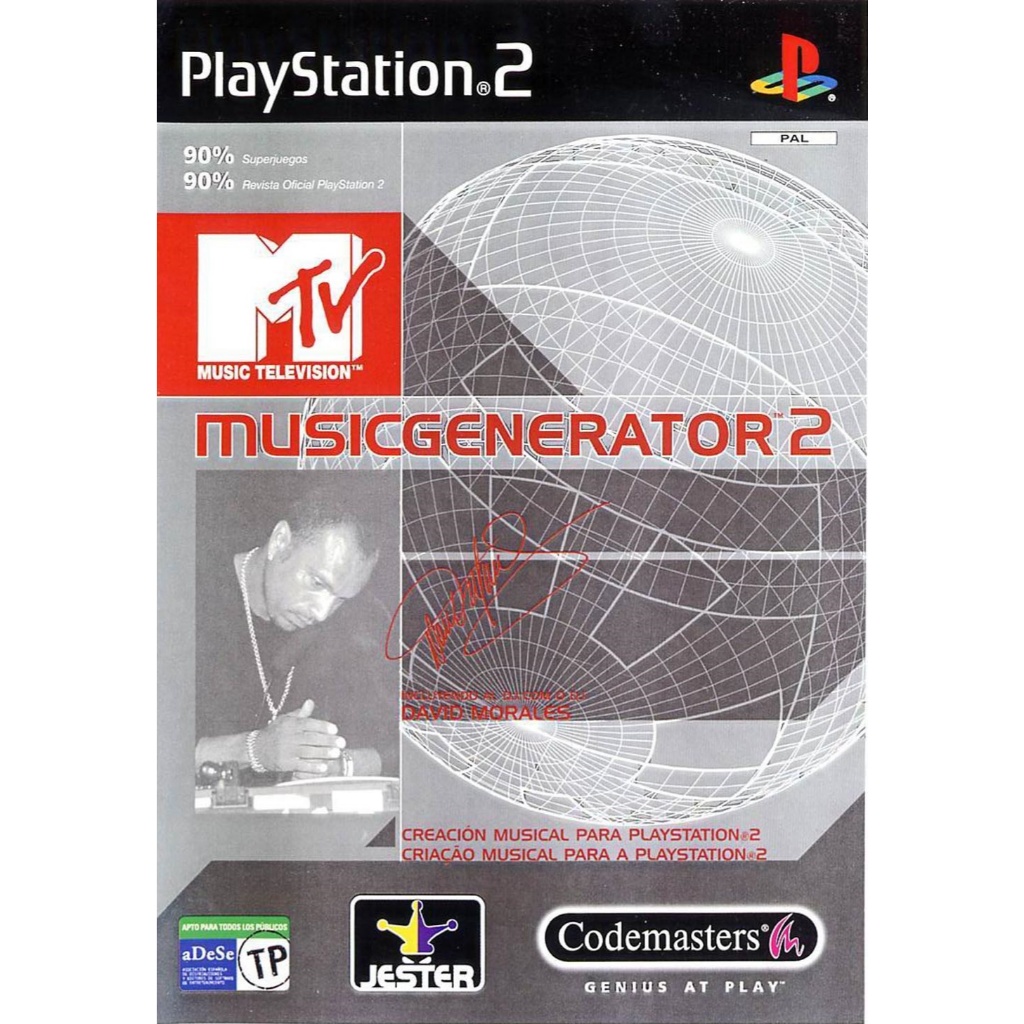 แผ่นเกมส์ PS2 MTV Music Generator 2   คุณภาพ ส่งไว (CD)