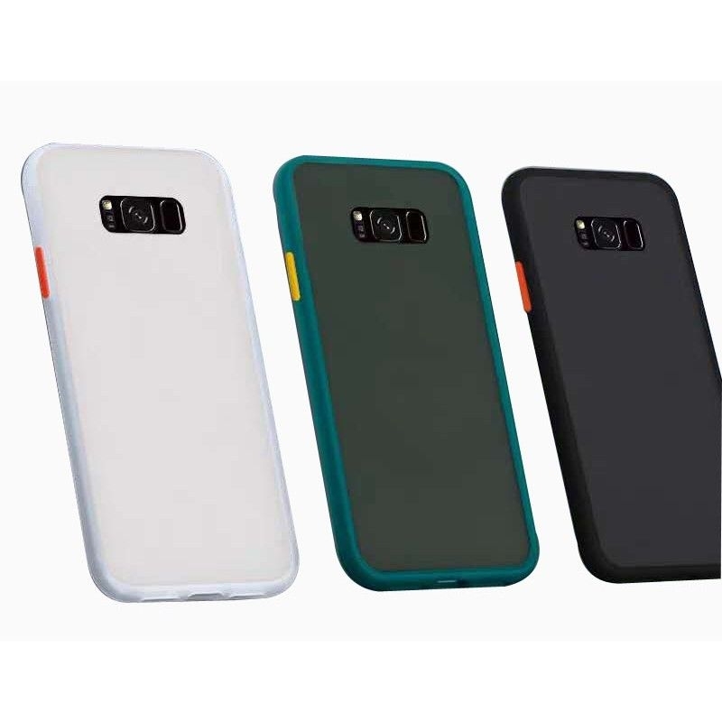 A2zShop Samsung Galaxy Note 8, S10 Plus แผ่นใสฝ้ากันกระแทก frosted transparent Case Back Cover