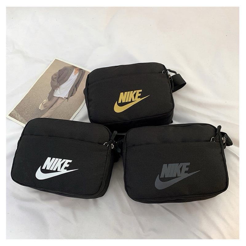 พร้อมส่ง กระเป๋าสะพายข้าง ผ้าหนา ผู้ชายและผู้หญิง สไตล์เกาหลี