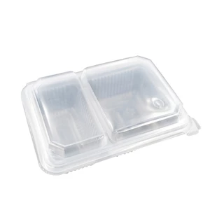 KU Pack รุ่น G134 ฝาพับ 2 ช่อง ขนาด 750 ml. (25 ชิ้น/แพค)