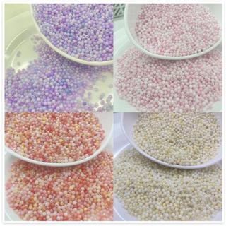 ลูกปัดอะคริลิค สีเมอเมด เคลือบโฮโลแกรม ขนาด 4mm อุปกรณ์เสริม…