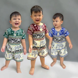 ชุดช้างเด็กผ้าสปันเกรดพรีเมี่ยม