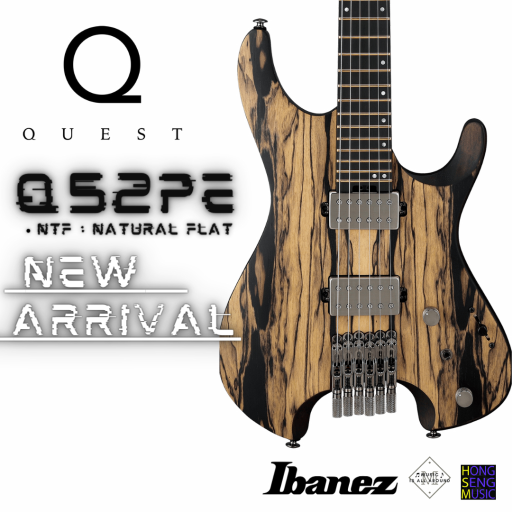 กีต้าร์ไฟฟ้าหัวตัด Ibanez Q series limited รุ่น Q52PE มาพร้อมกระเป๋า w/Bag
