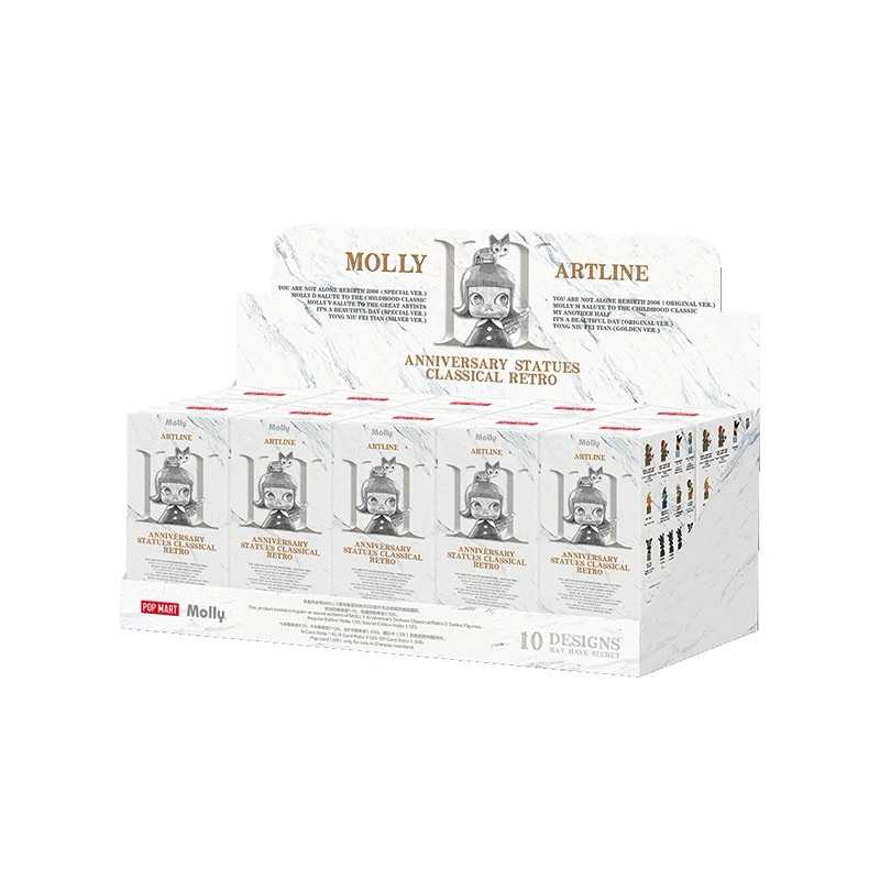 molly พร้อมส่งจากไทย MOLLY Anniversary Statues Classical Retro 2 Series Figures