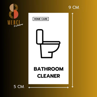 สติ๊กเกอร์กันน้ำ (Sticker Home Care) ติดขวดรีฟิล น้ำยาซักผ้า น้ำยาปรับผ้านุ่ม และอื่นๆ (ขนาด 5x9 CM.) EE01