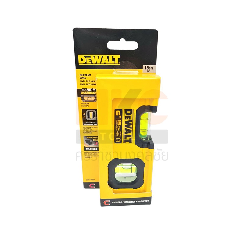 Dewalt ระดับน้ำ DWHT42802 ขนาด 6 นิ้ว BOX BEAM