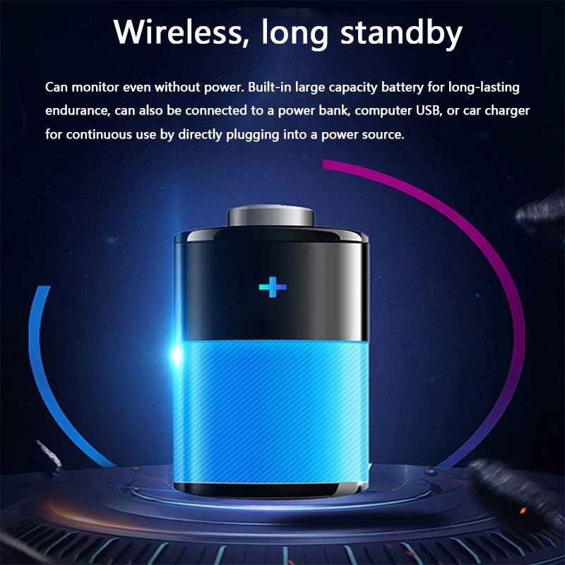 กล้องวิดีโอไร้สาย Mini HD 1080P พร้อมระบบตรวจจับการเคลื่อนไหวและความปลอดภัยด้วย WIFI การตรวจจับการมองเห็นตอนกลางคืน