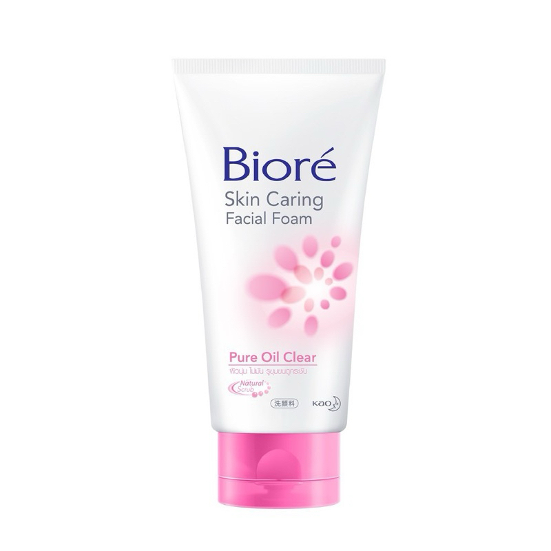 Biore บิโอเร โฟมล้างหน้า สกิน แคร์ริ่ง เพียว ออยล์ เคลียร์ 50กรัม