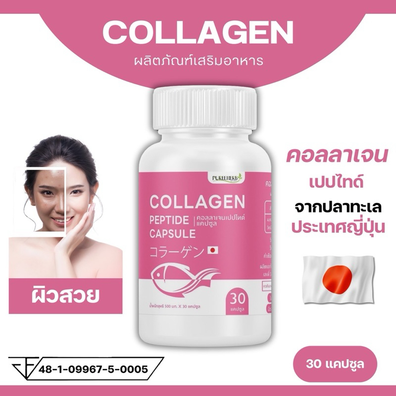 คู่หูลดสิว ผิวนุ่ม Zinc + Collagen Peptide  - ตราภูรีเฮิร์บ - รูปที่ 3
