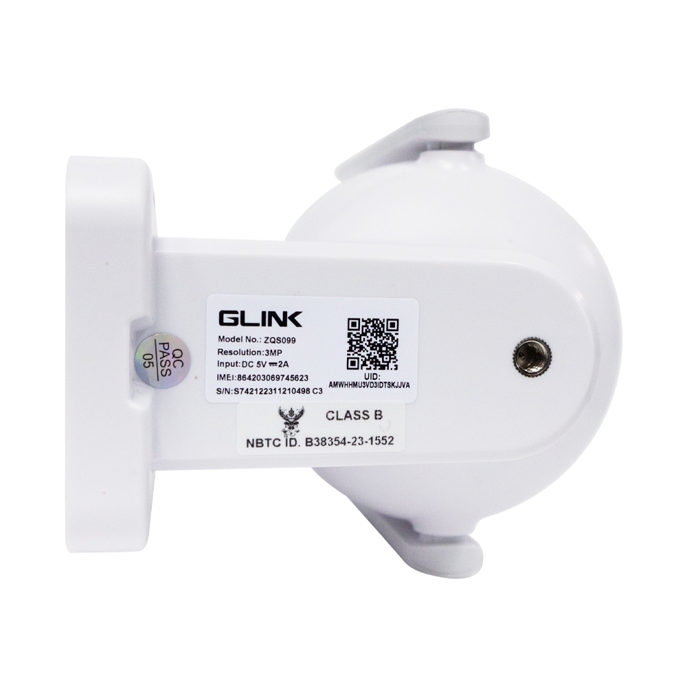 Glink ZQS099 กล้องวงจรปิดไร้สาย มีแบตเตอรี่ในตัว Solar PTZ 3MP รองรับซิม 3G/4G LTE ภาพสี24ชม. พูดคุยโต้ตอบได้