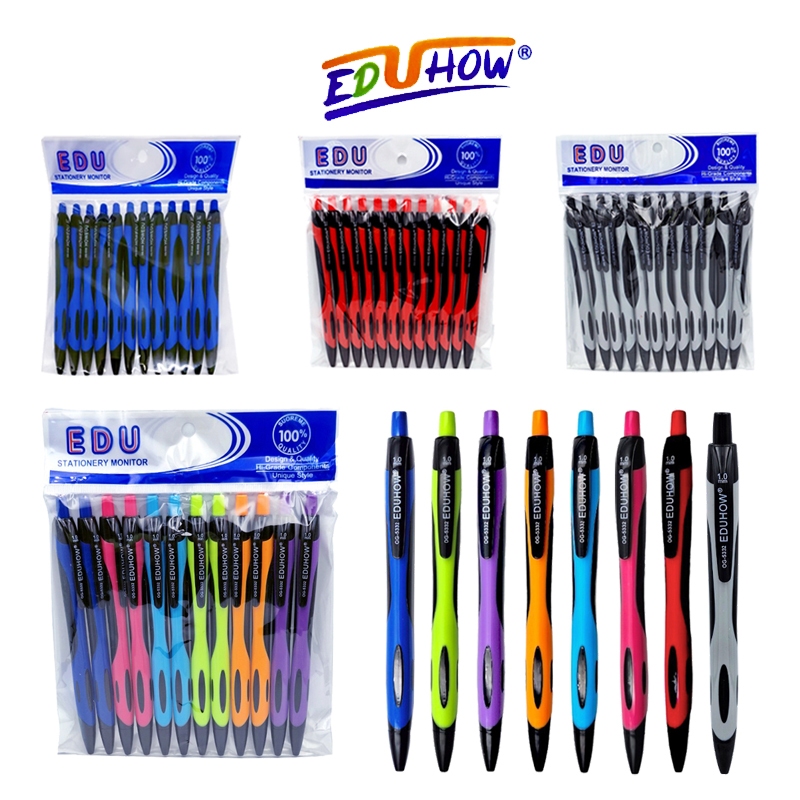 💢พร้อมส่ง💢 (12 ด้าม) Howedu ปากกาลูกลื่น ฮาวดู 1 มม รุ่น 5332