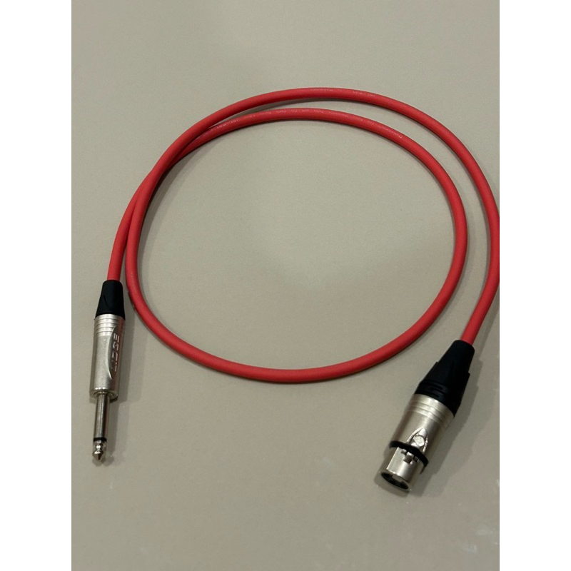 สายไมค์XLRfm-TSทำจากสายชีลสเตอริโอยี่ห้อDynacomกัวยี่ห้อLidge