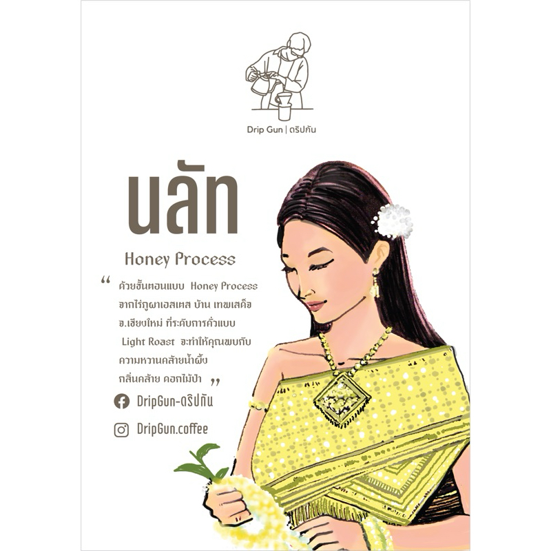 กาแฟคั่วอ่อน “นลัท” Honey Process 100 กรัม | Omni Roast กาแฟจากภูผาเอสเตท ดอยสะเก็ต จ.เชียงใหม่ rank 10